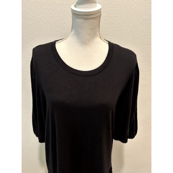 Sanctuary Women's Refresh T-Shirt Dress Crewneck Pullover Black Size XXL New - Picture 2 of 8